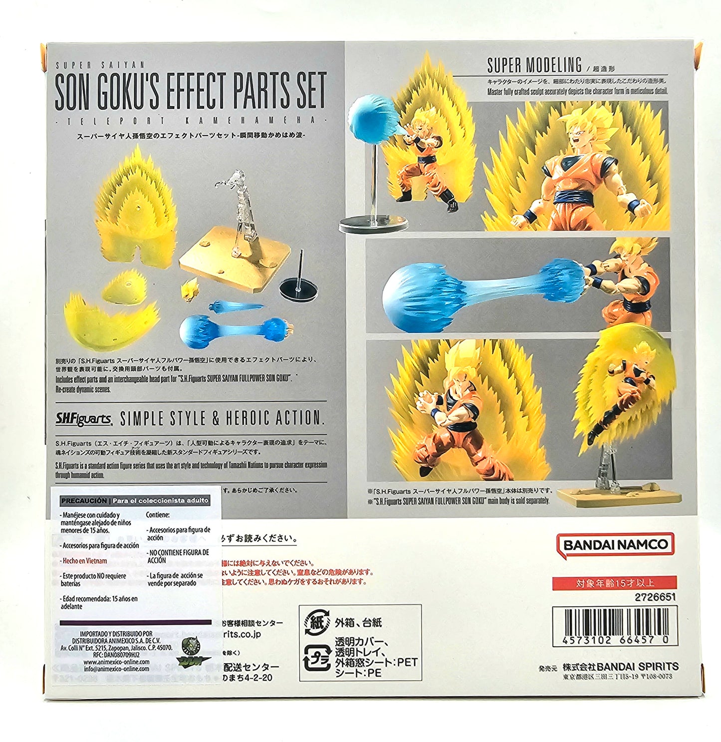 S.H. Figuarts Efectos Son Goku - Kamehameha Teletransportación