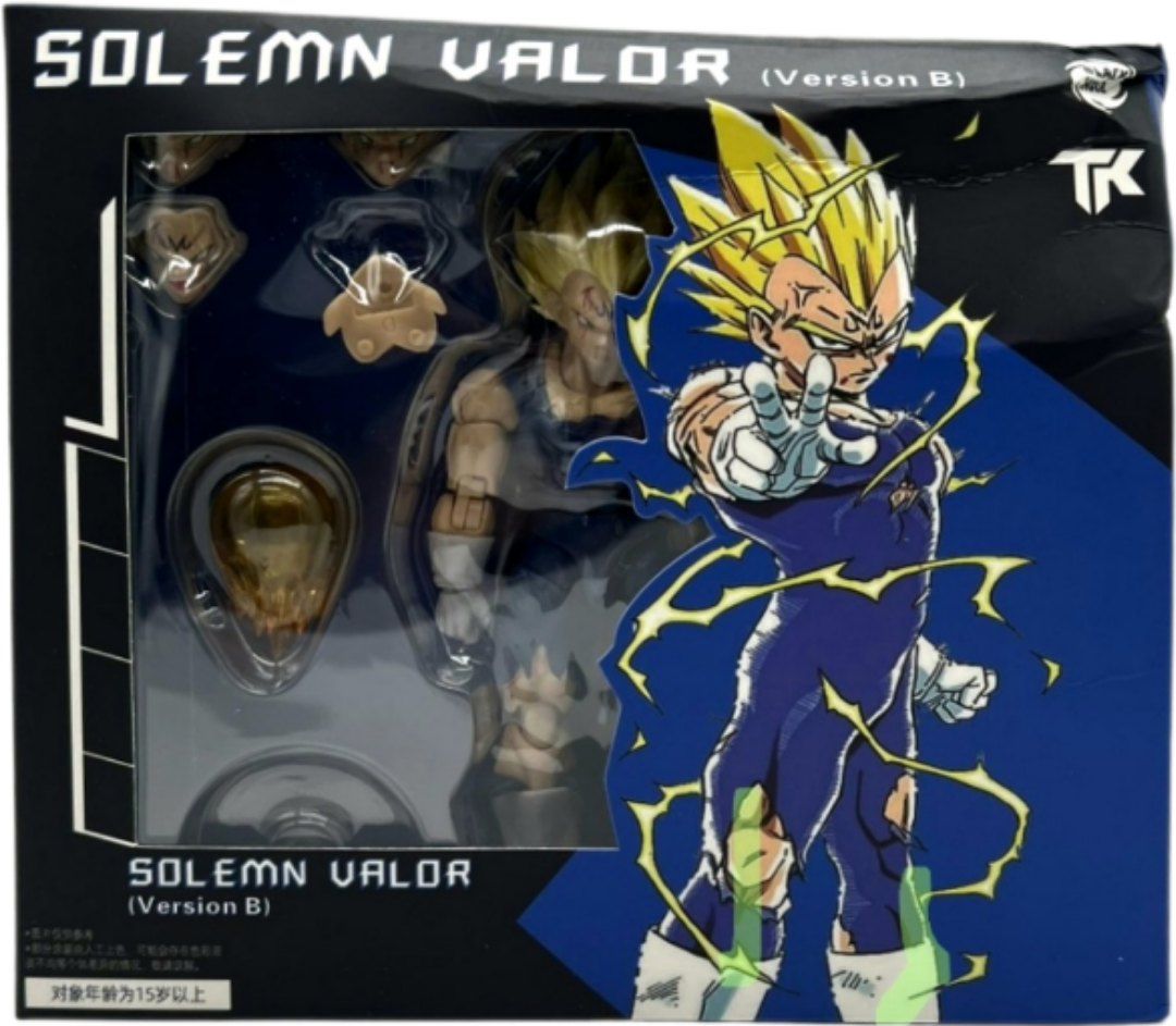 Majin Vegeta Battle Damage - Black Hole Toys x TK con CAJA DAÑADA