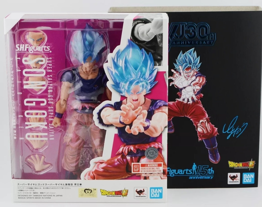 S.H. Figuarts Son Goku SSGSS KaioKen Edición V-Jump