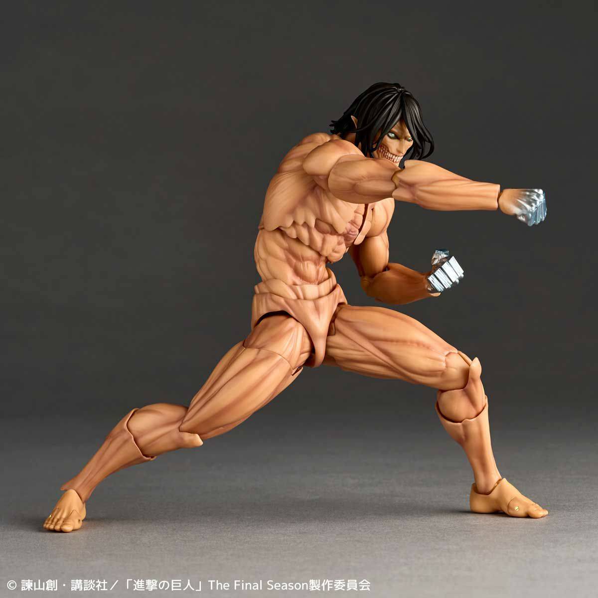Amazing Yamaguchi - Revoltech - Titán De Ataque Eren con Bonus