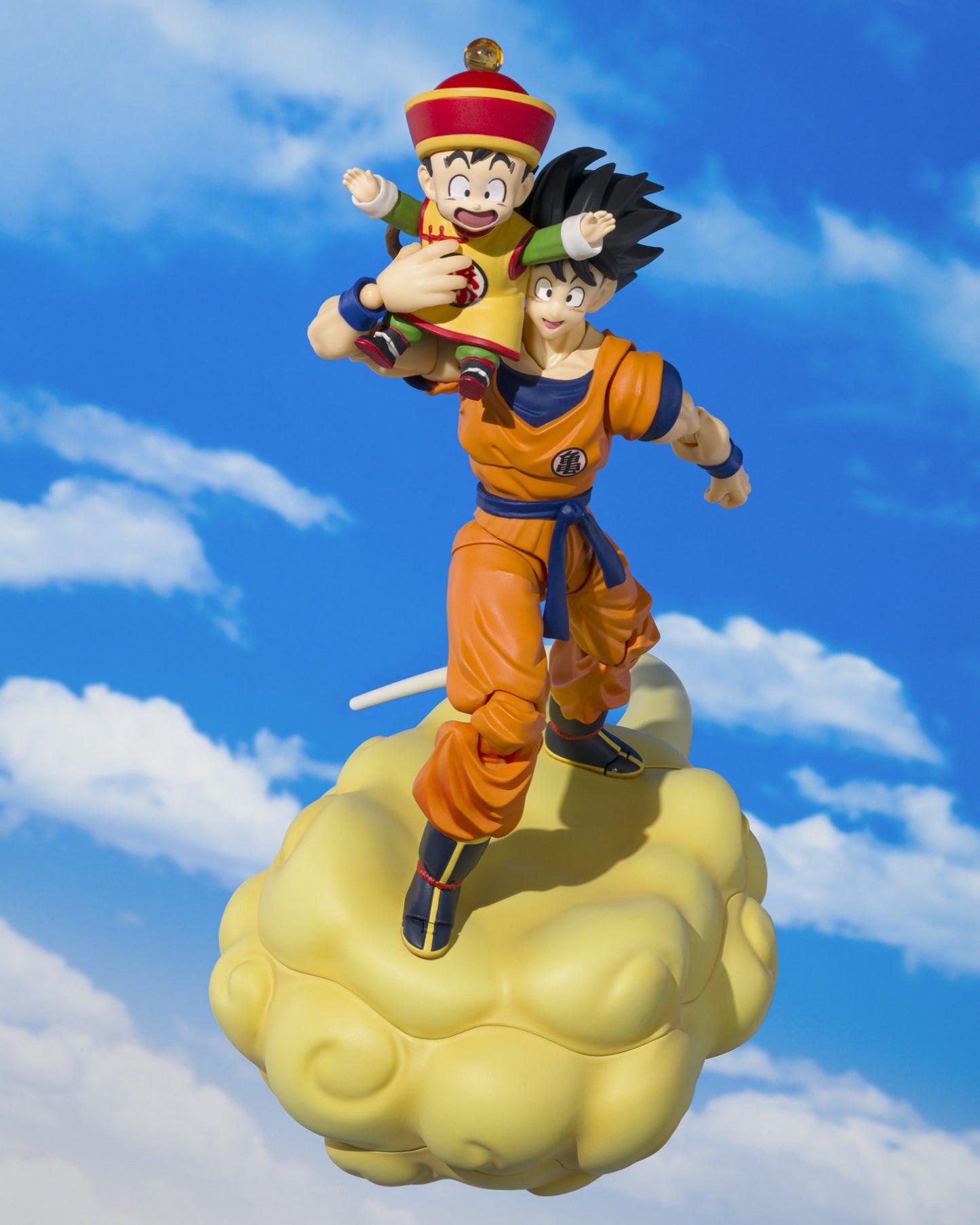 S.H. Figuarts Son Goku & Son Gohan Kid & Kintoun SDCC 2024
