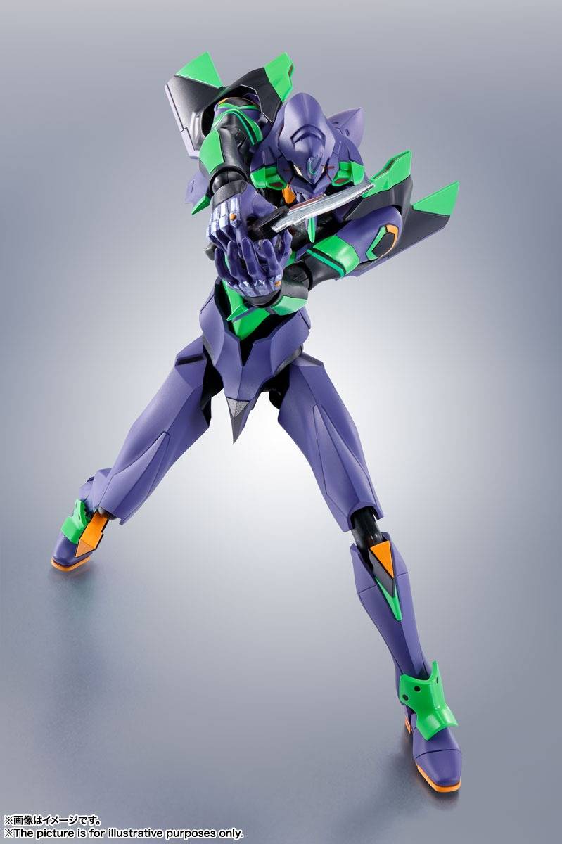 Robot Spirits SIDE EVA: Evangelion Unit 01 + Spear Of Cassius (Renewal Color Ver.)