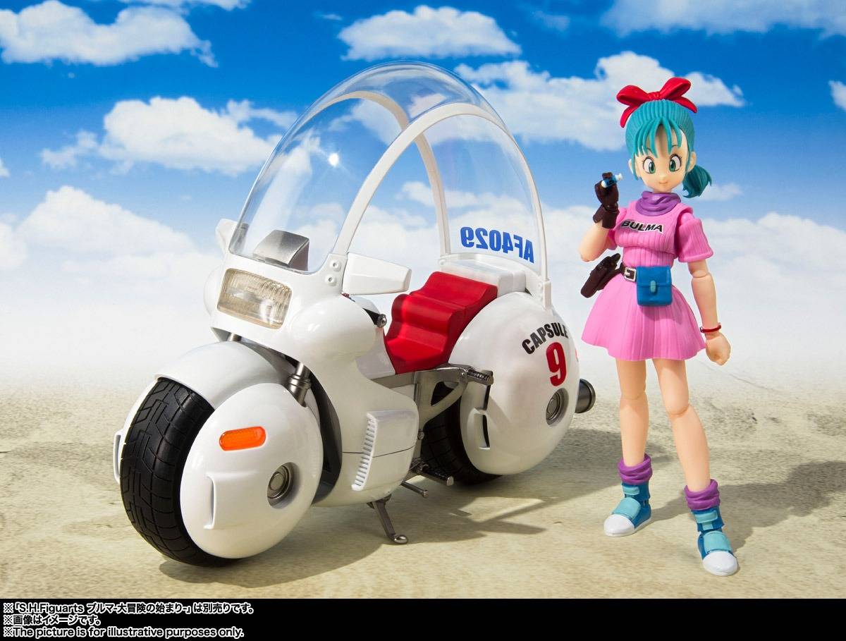 S.h. Figuarts Motocicleta Bulma Cápsula No. 9