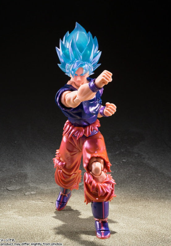 S.H. Figuarts Son Goku SSGSS KaioKen Edición V-Jump