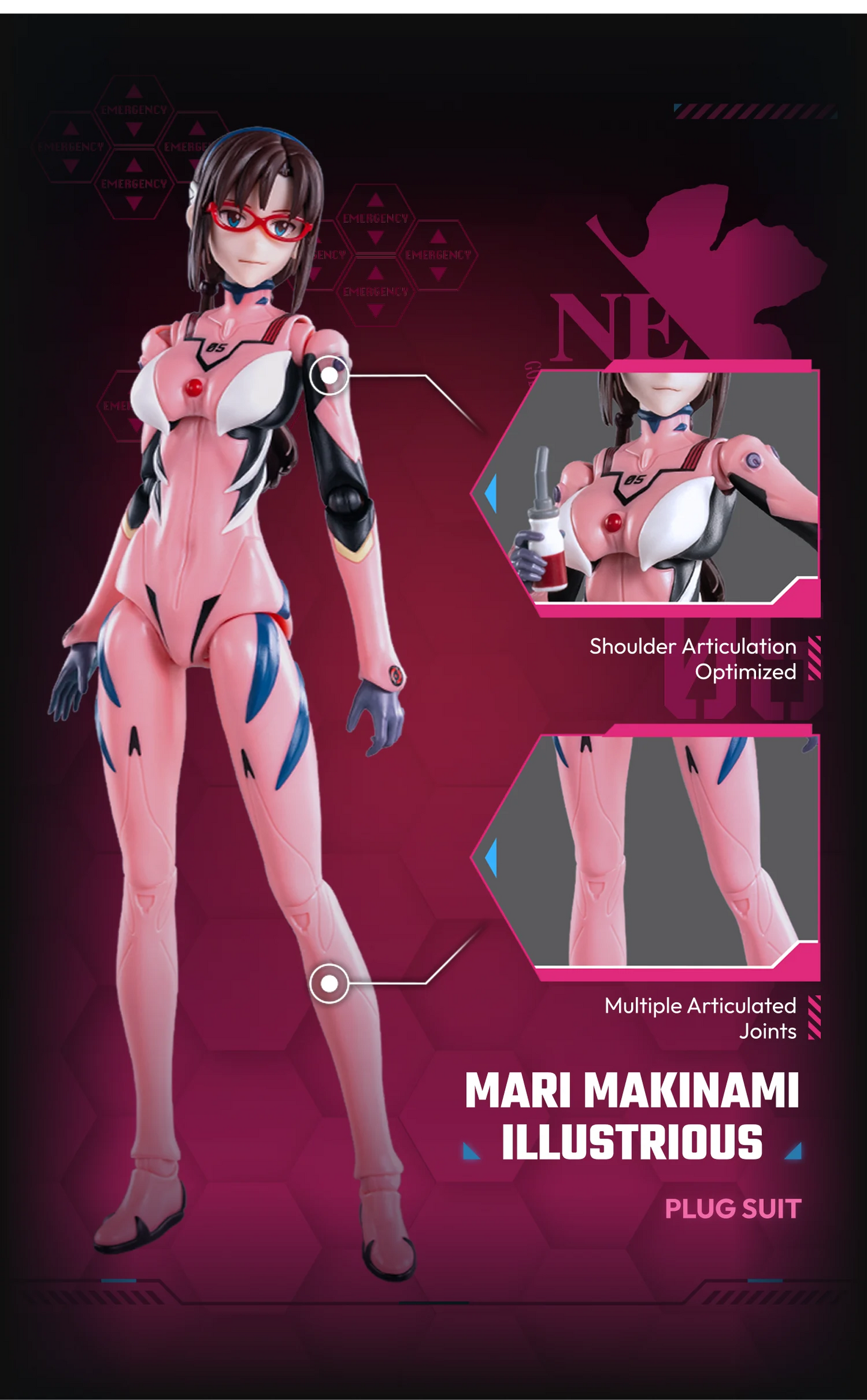 Mari Makinami Illustrious With Entry Plug Interior - Evangelion [Blokees]