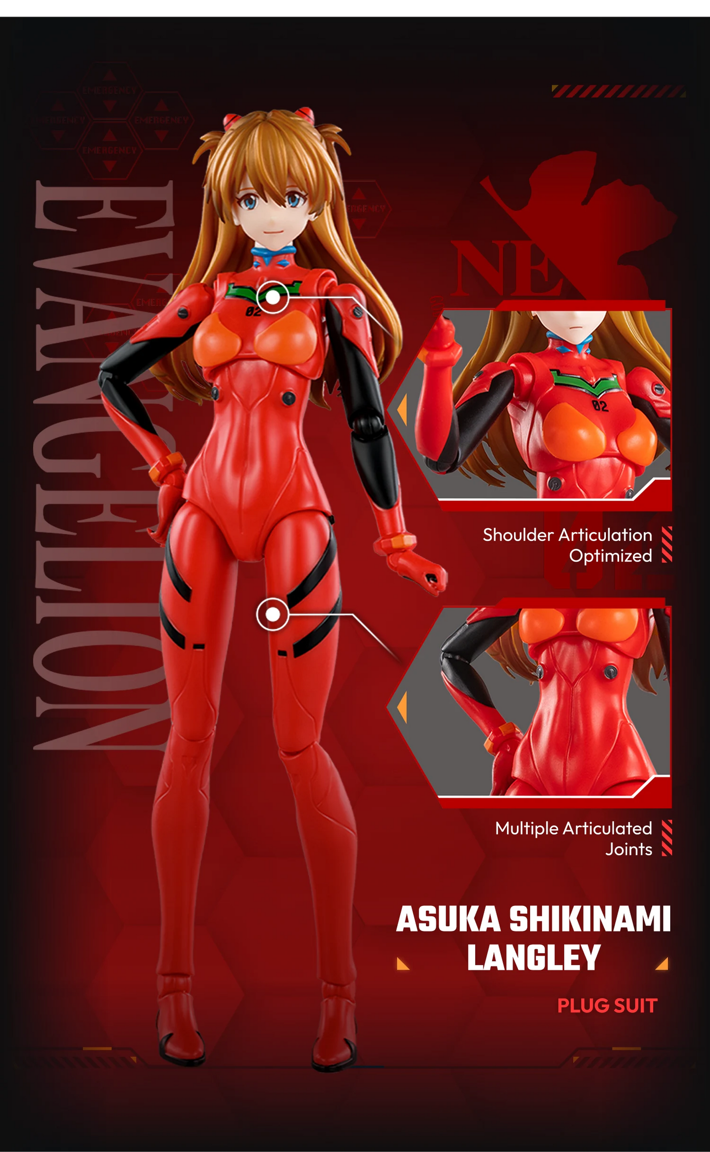 Asuka Shikinami Langley With Entry Plug Interior - Evangelion [Blokees]