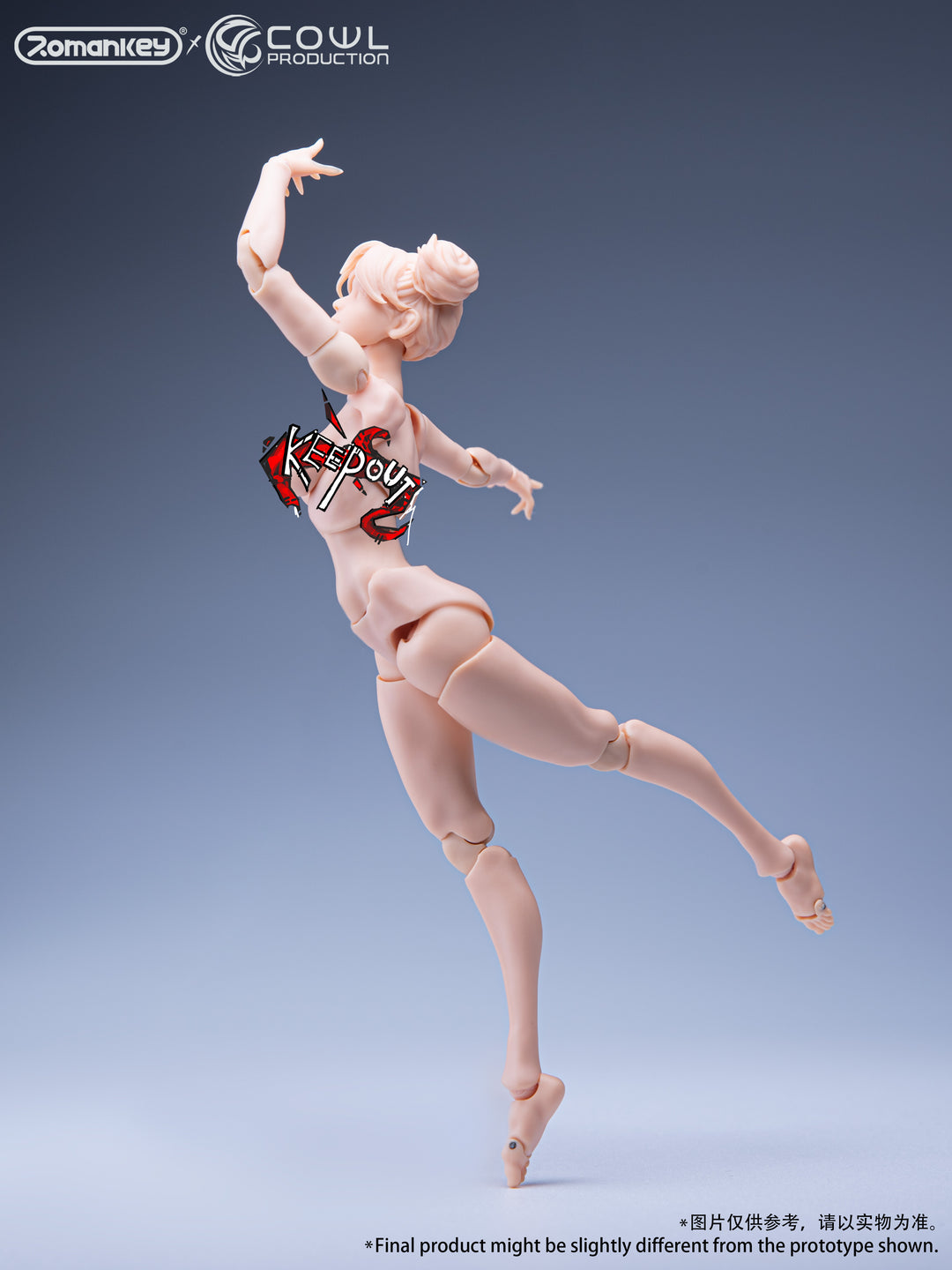 Romankey x COWL Super Movable Female Body 1/12 (Yellow Skin)