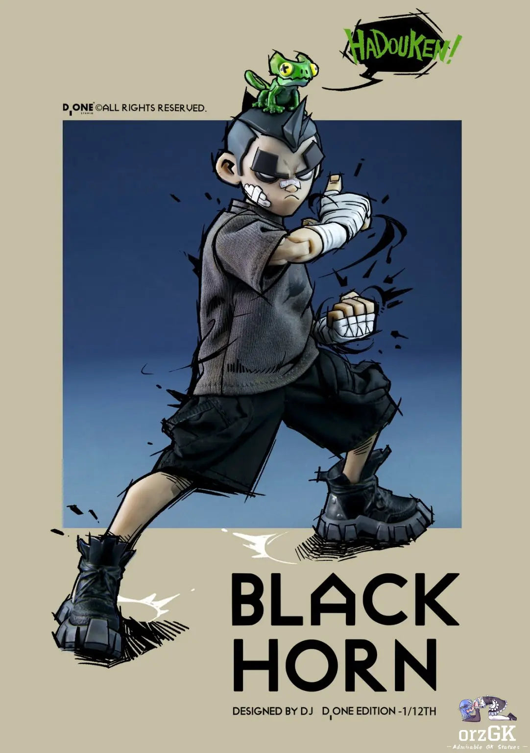 Black Horn Doll 1/12 The Year of The Loong [D ONE Studio]