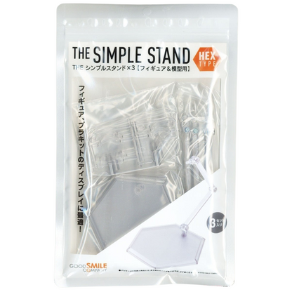 Simple Stand Hex Type - Base Figma Transparente 3 pz