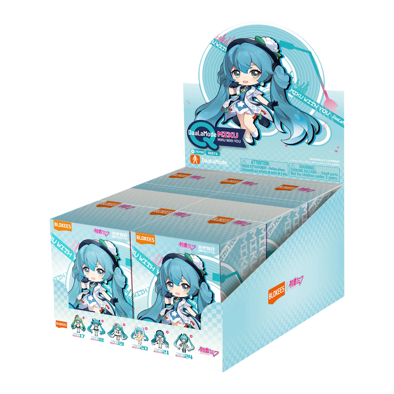 Blokees Hatsune Miku DaaLaMode Q Series - MIKU WITH YOU - Caja Completa