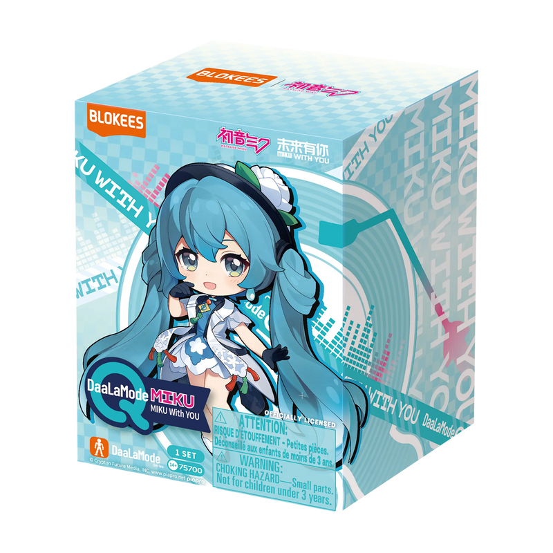 Blokees Hatsune Miku DaaLaMode Q Series - MIKU WITH YOU - Individual