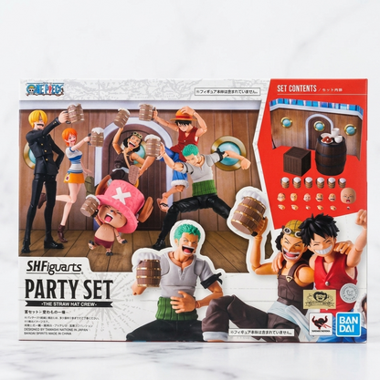 S.H. Figuarts Set de Fiesta de la Tripulación de los Sombreros de Paja - Straw Hat Crew [One Piece]