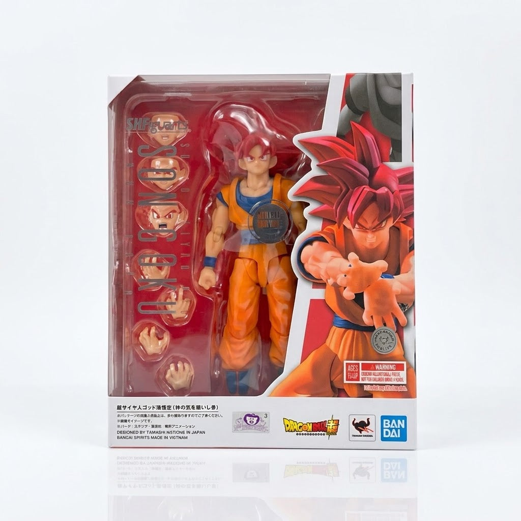 S.H. Figuarts Son Goku Super Saiyan God - SSG Dios