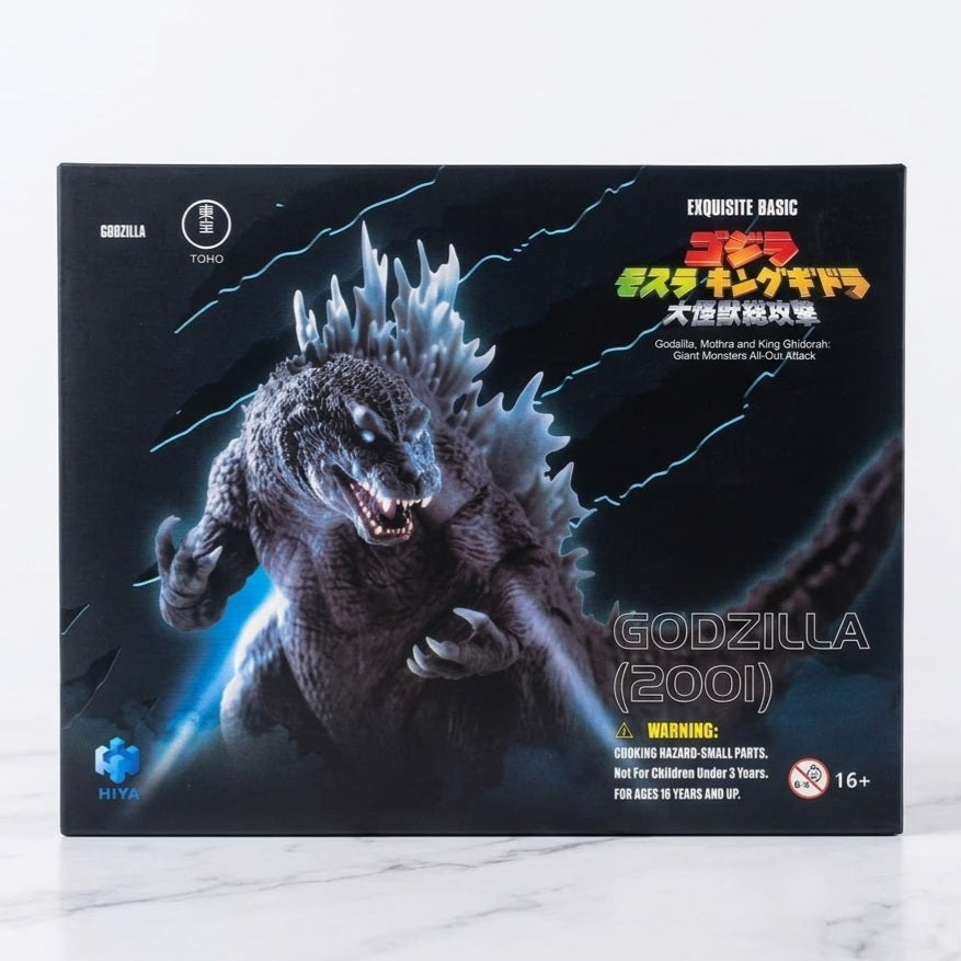 Hiya Toys Godzilla (2001) - Godzilla, Mothra and King Ghidorah