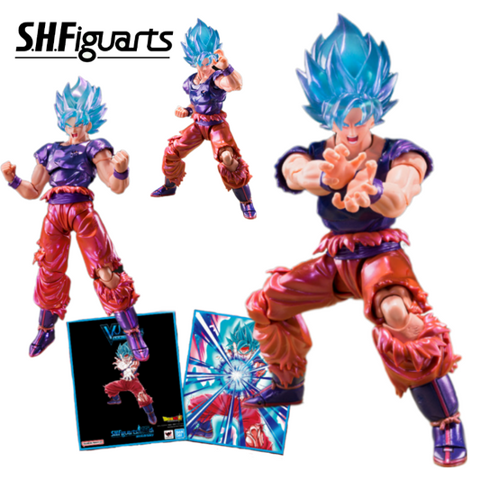 S.H. Figuarts Son Goku SSGSS KaioKen Edición V-Jump