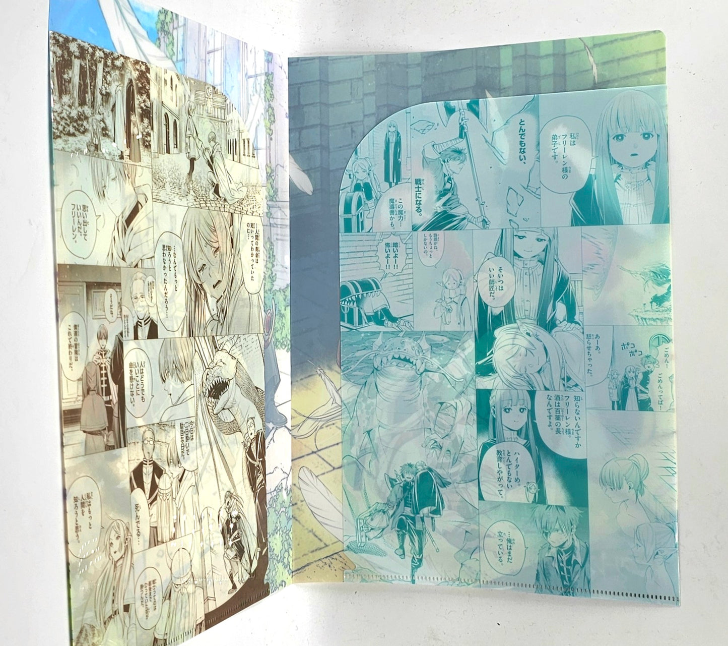 Set Folders Transparentes - Frieren Más Allá Final del Viaje
