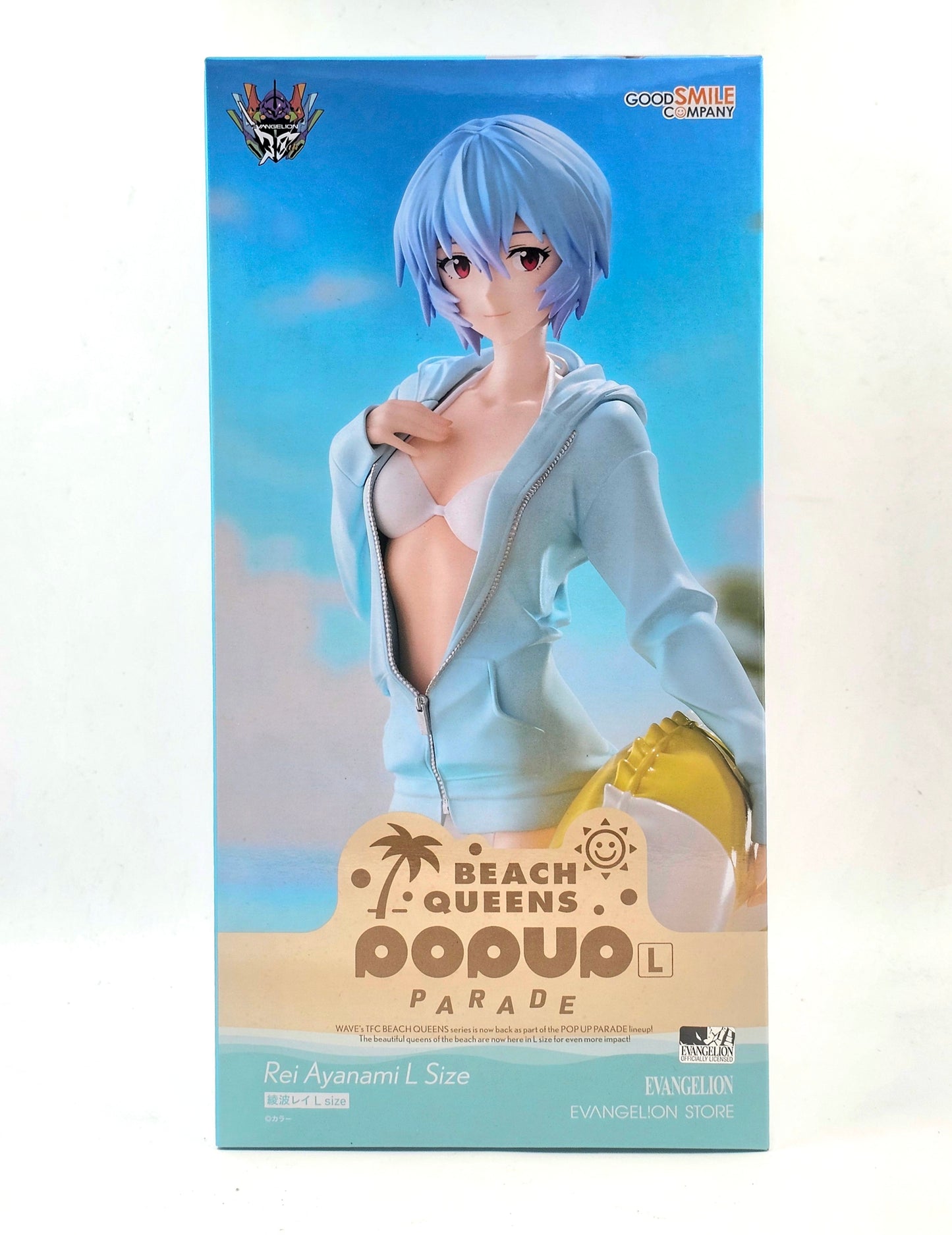 POP UP PARADE Rei Ayanami L Size (Beach Queens) - Evangelion