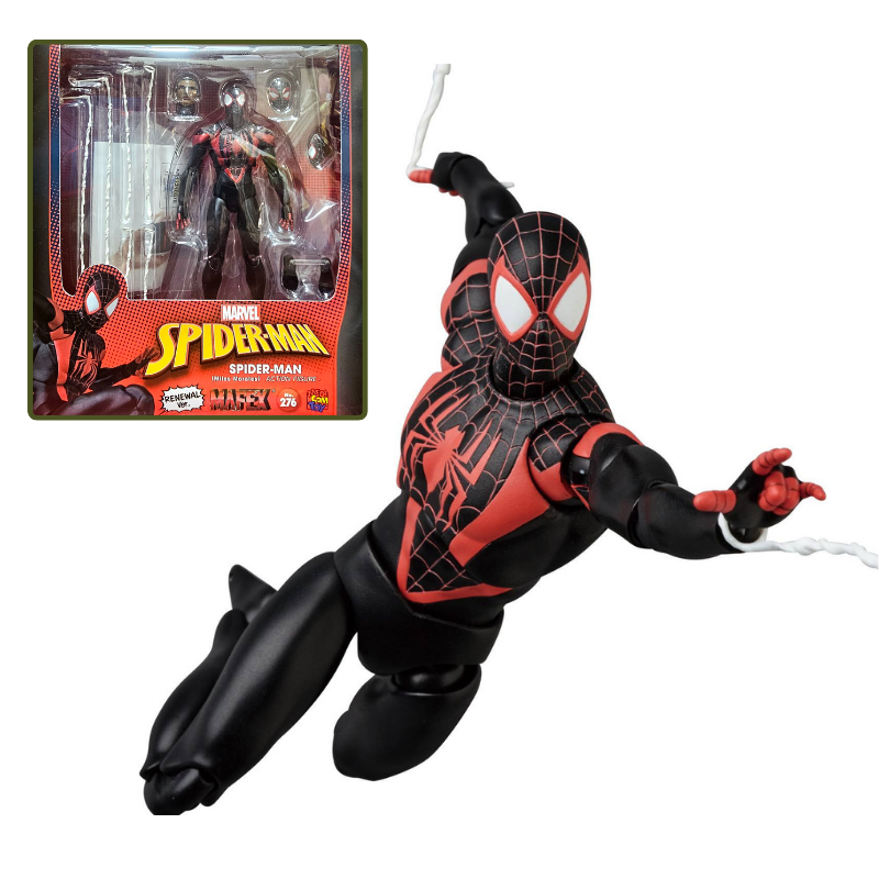 Mafex No. 276 Spider-man Miles Morales (comic Renewal Version)