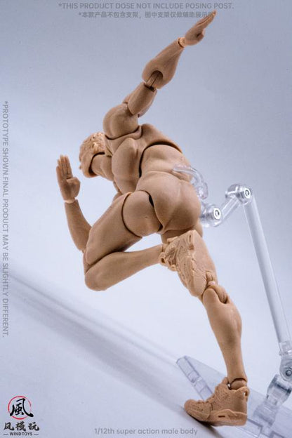 Super Action Male Body 1/12 Flesh Color Ver. [Wind Toys]