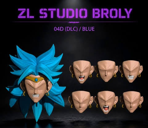 ZL Studio Set de Cabezas Broly Super Saiyan 2 - 04D