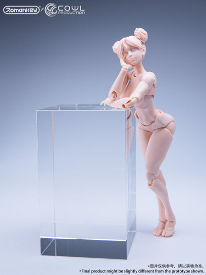 Romankey x COWL Super Movable Female Body 1/12 (White Skin)