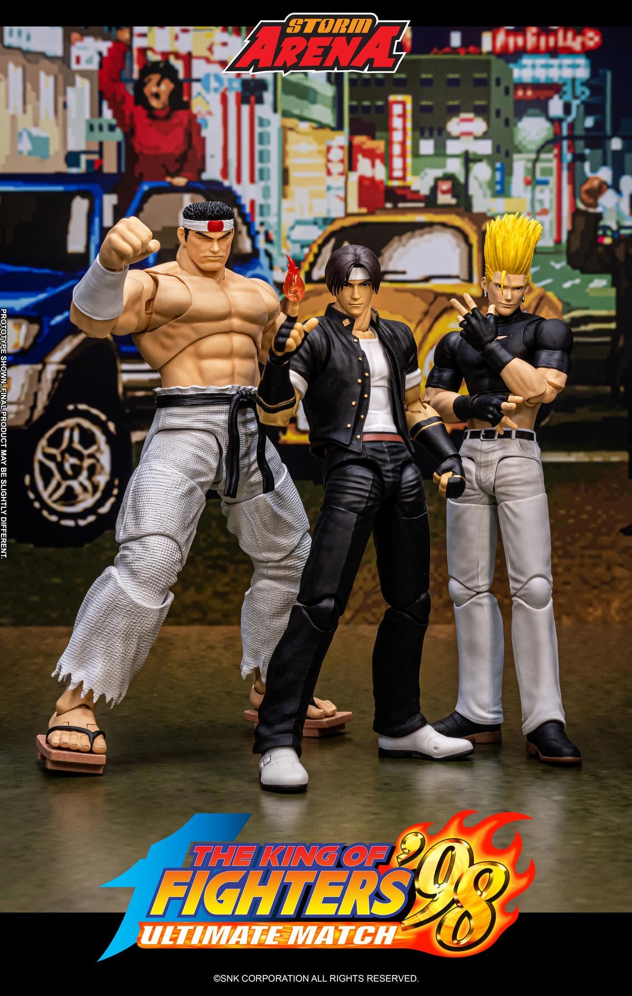 Japan Team - Kyo & Benimaru & Goro 1/18 [The King Of Fighters '98]