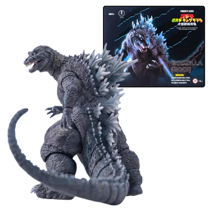 Hiya Toys Godzilla (2001) - Godzilla, Mothra and King Ghidorah