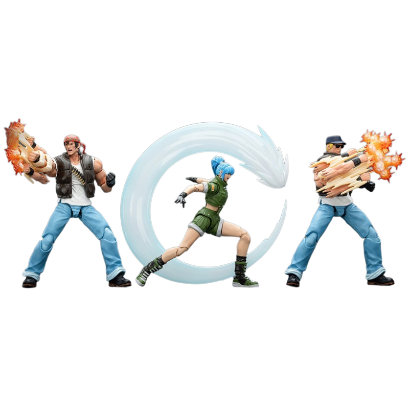 Ikari Warriors Team - Leona & Clark & Ralf 1/18 [The King Of Fighters '98]