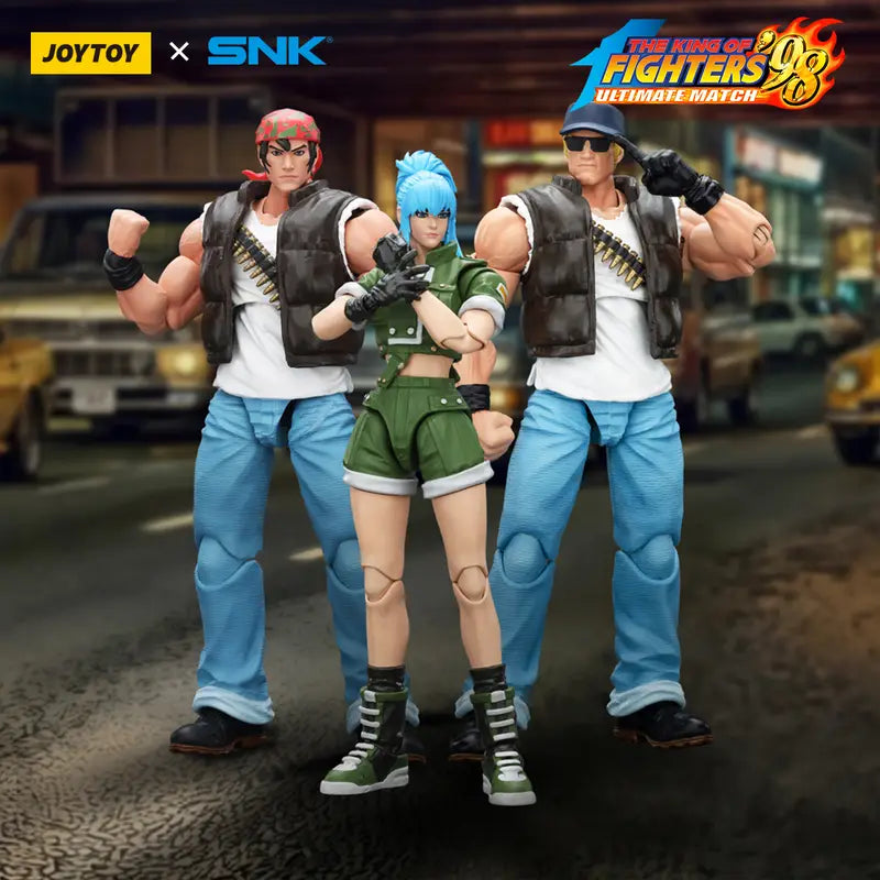 Ikari Warriors Team - Leona & Clark & Ralf 1/18 [The King Of Fighters '98]