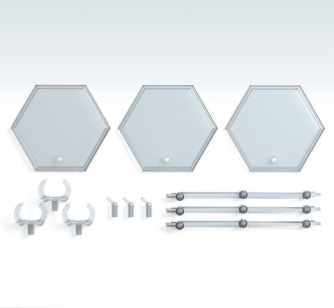 Simple Stand Hex Type - Base Figma Transparente 3 pz