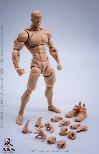 Super Action Male Body 1/12 Flesh Color Ver. [Wind Toys]