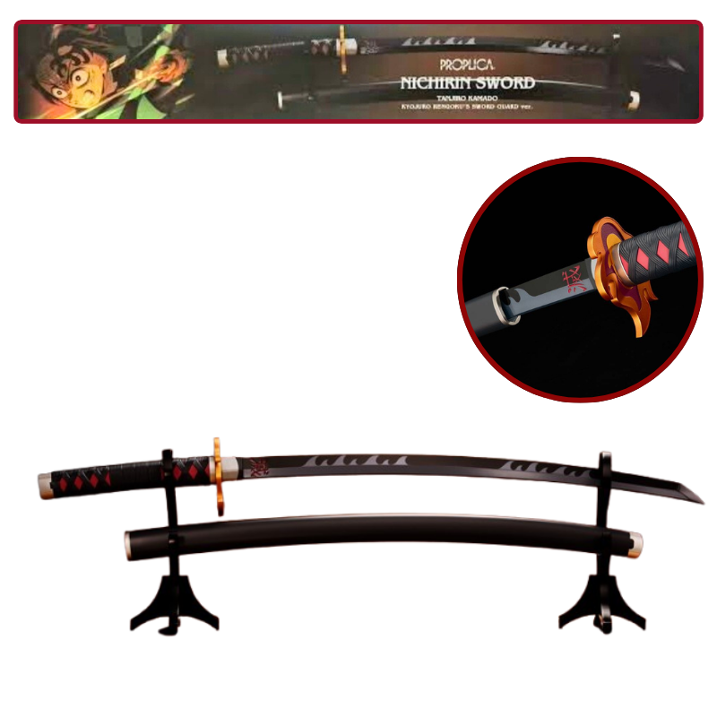 PROPLICA Nichirin Sword Tanjiro Kamado - Kyojuro Rengoku Guard