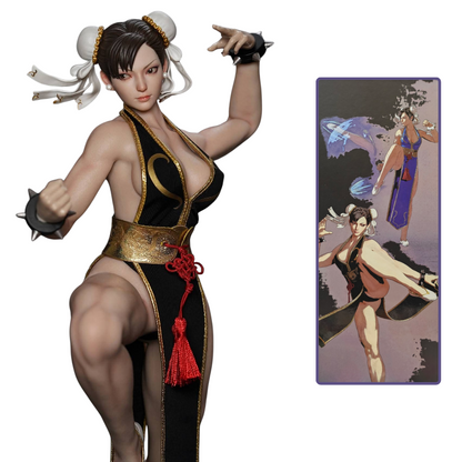 Play Toy Chun Li - Fighting Goddess Vestido Negro 1:6 [Street Fighter]