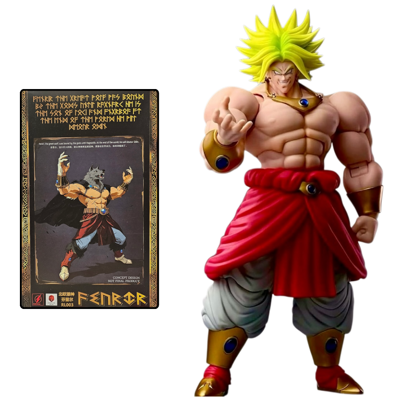 Red Bolt Studios Fenrir RL003 - Broly Super Saiyan Z - Kong