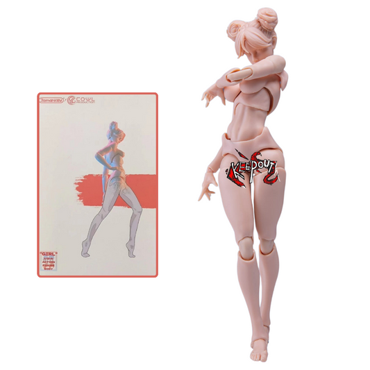 Romankey x COWL Super Movable Female Body 1/12 (Yellow Skin)