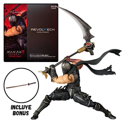 Amazing Yamaguchi Revoltech  Ryu Hayabusa - Ninja Gaiden 3 + Bonus