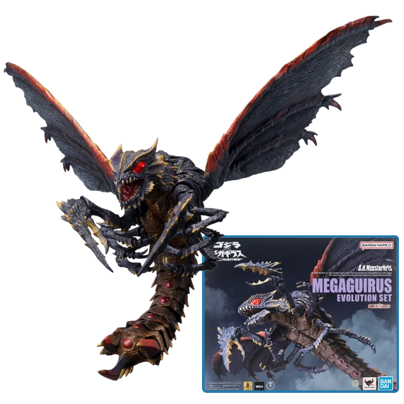S.H.MonsterArts Megaguirus Evolution Set