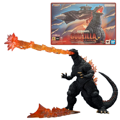 S.H.MonsterArts GODZILLA [2004] HEAT RAY Ver. VS New Gotengo