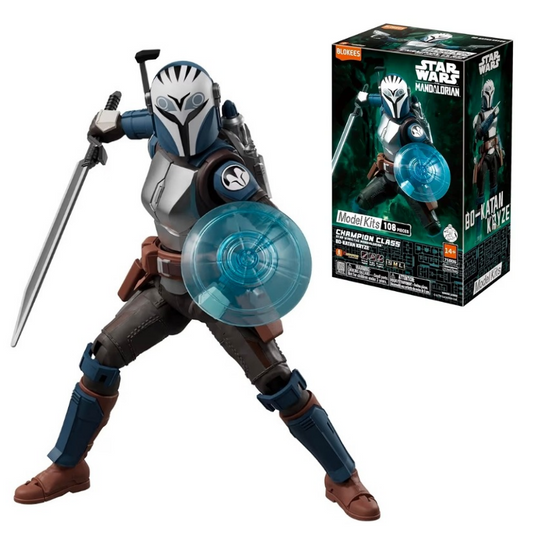Star Wars: The Mandalorian Champion Class 05 Din DJarin & Grogu [Blokees]
