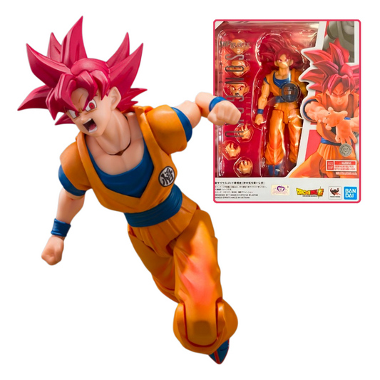 S.H. Figuarts Son Goku Super Saiyan God - SSG Dios