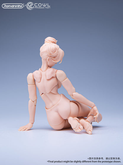 Romankey x COWL Super Movable Female Body 1/12 (Yellow Skin)
