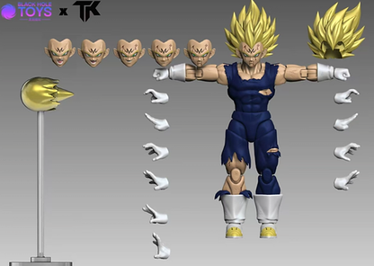Majin Vegeta Battle Damage - Black Hole Toys x TK