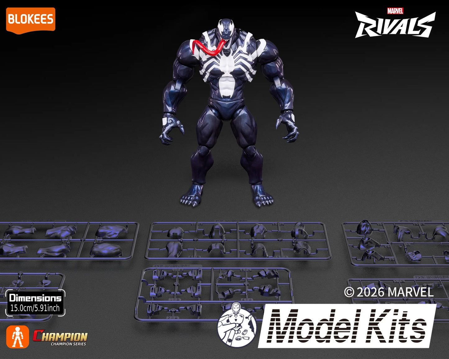Marvel Rivals Champion Class 07 Venom Model Kits [Blokees]