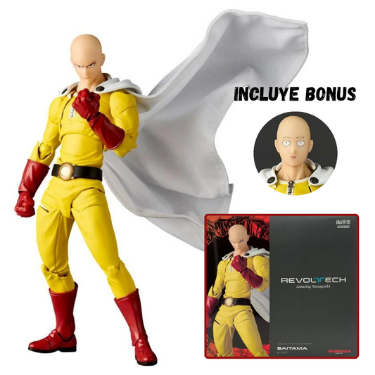 Amazing Yamaguchi Revoltech Saitama + BONUS - One Punch Man