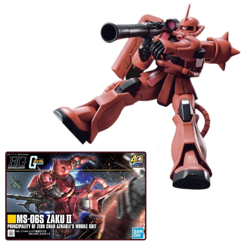 HG 1/144 MS-06S ZAKU II - Principality of Zeon