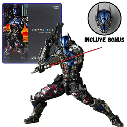 Amazing Yamaguchi Revoltech Batman Arkham Knight 1.5 + Bonus