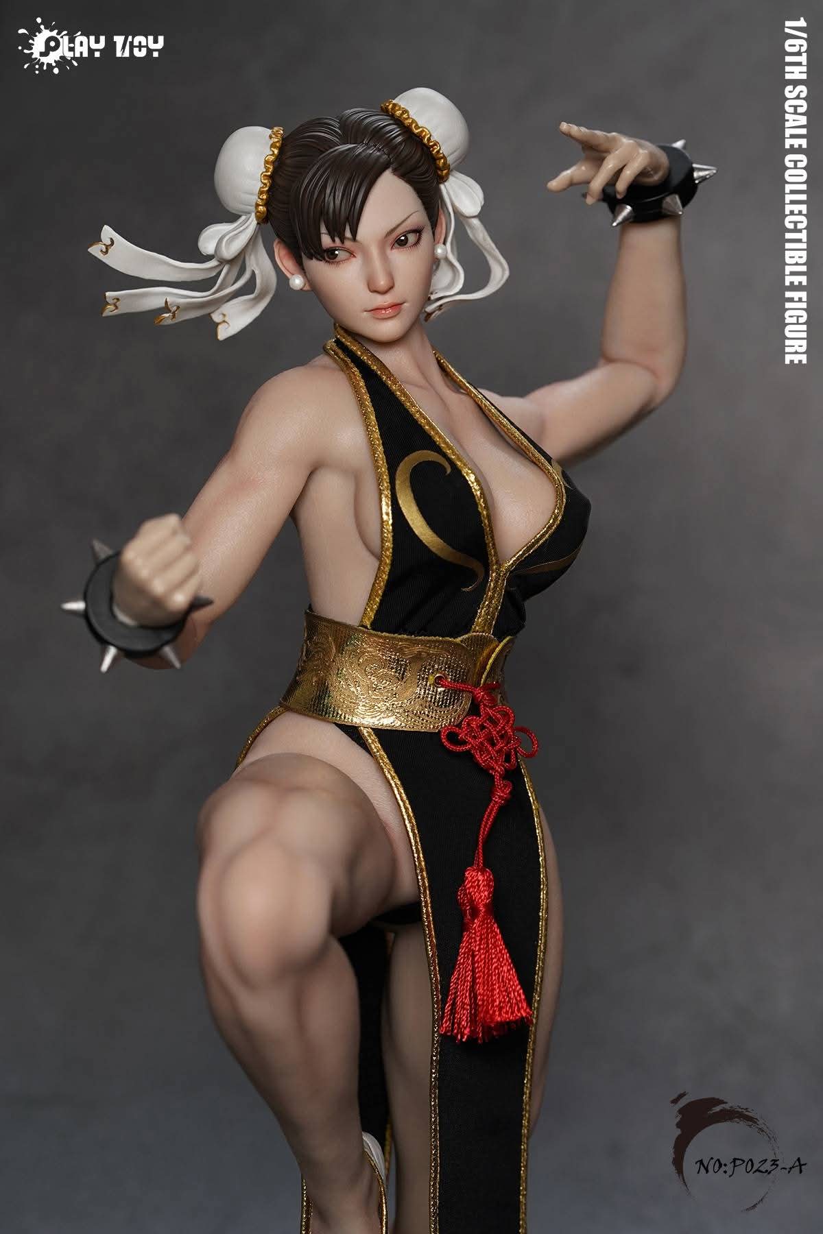 Play Toy Chun Li - Fighting Goddess Vestido Negro 1:6 [Street Fighter]