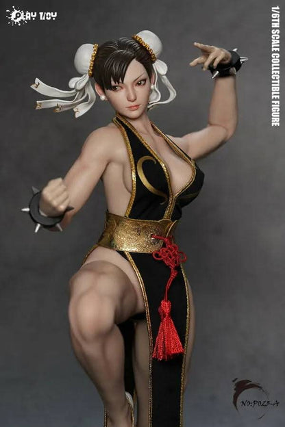 Play Toy Chun Li - Fighting Goddess Vestido Negro 1:6 [Street Fighter]
