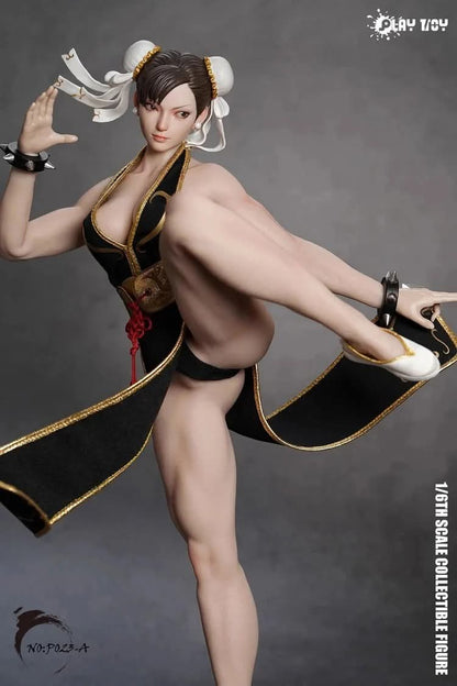 Play Toy Chun Li - Fighting Goddess Vestido Negro 1:6 [Street Fighter]