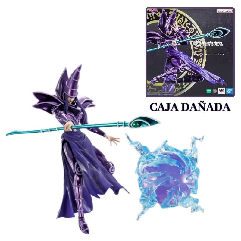 S.H. MonsterArts Mago Obscuro - Dark Magician Yu-Gi-Oh! [Con Caja Dañada]